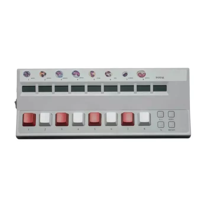 Scientech Blood Cell Counter Clay Adan Type With 8 Keys and 1 Totalizer Digital, SE-227