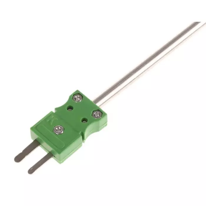 Hanna Instruments K Surface Temperature Probe, 200 mm Length, 16 mm Diameter, +650 °C Max, HI766PB