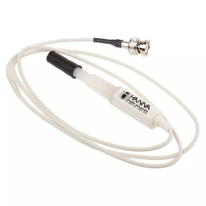 Hanna Instruments PVDF pH Analysis Electrode, 0 to +50 °C, 0 to 12 pH, BNC Interface, FC200B