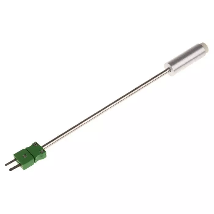 Hanna Instruments K Surface Temperature Probe, 200 mm Length, 16 mm Diameter, +650 °C Max, With SYS Calibration, HI766PB