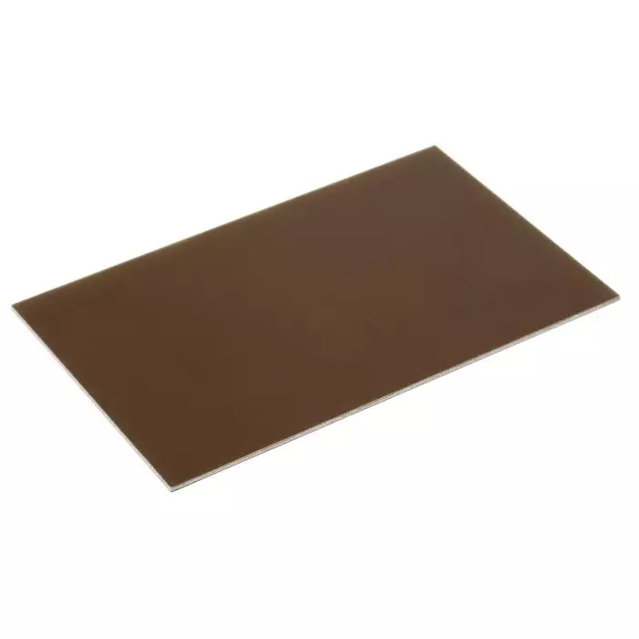 Fortex Single-Sided Copper Clad Board FR4 With 35 µm Copper Thick 233.4x160x1.6 mm, 03-5144-1