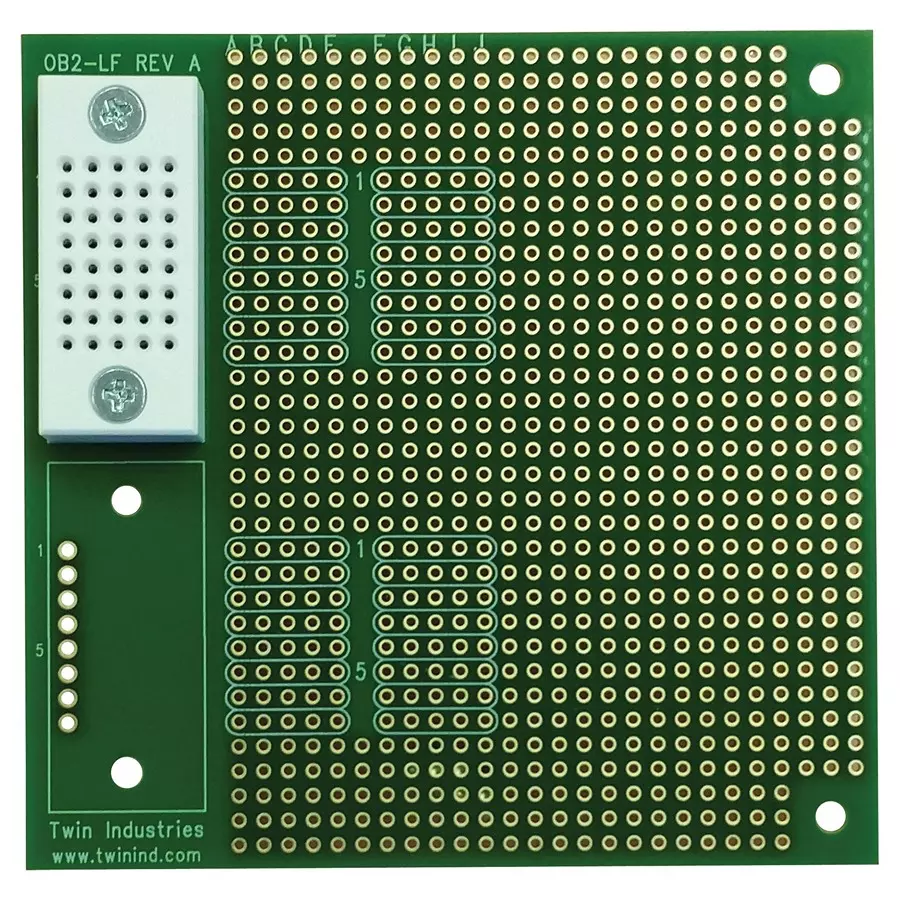 TWIN INDUSTRIES Combination Board, 88.14 X 86.36 Mm, Fr4, OB2-LF