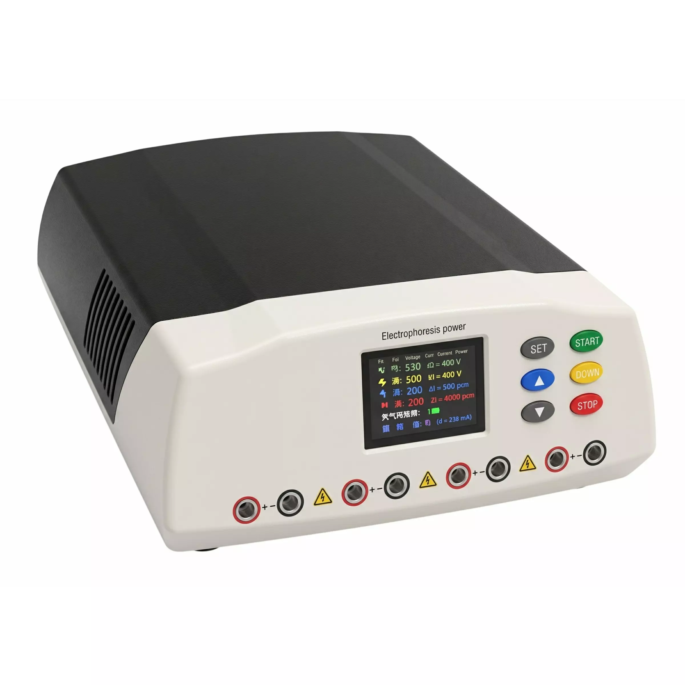 BR Biochem 6-600 V Power Supply 4-600 mA Current and Parallel Connection for 4 Channels, BRPS6006