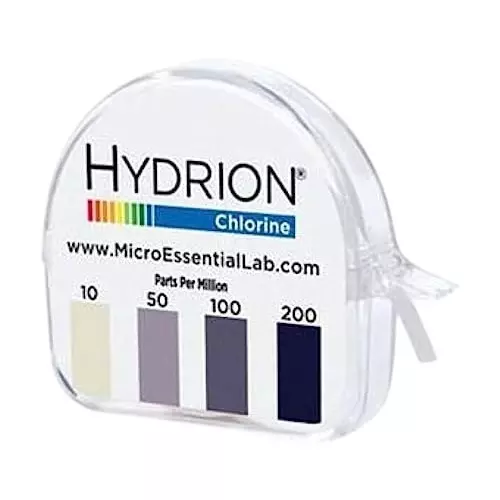 Hydrion Chlorine Dispenser 10 - 200 PPM Measurement Range 200 Test, CM-240