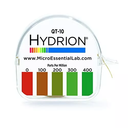 Hydrion Quat Dispenser 0 - 400 PPM Measurement Range, QT-10
