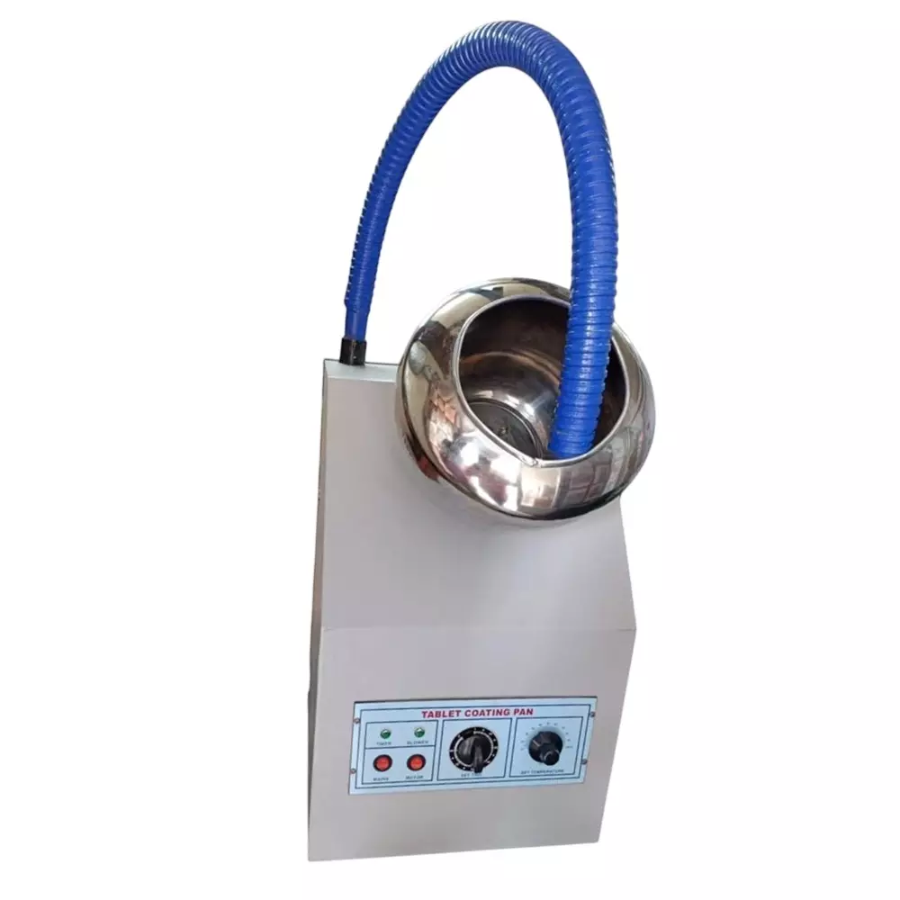 Scientech Tablet Coating Pan With Hot Air Blower 12 inch (304.8 mm) Diameter and 1/2 HP Motor, SE-281