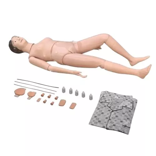WKM Full-Body Nursing Training Manikin with Multi-functional Features for Medical and Clinical Skill Training