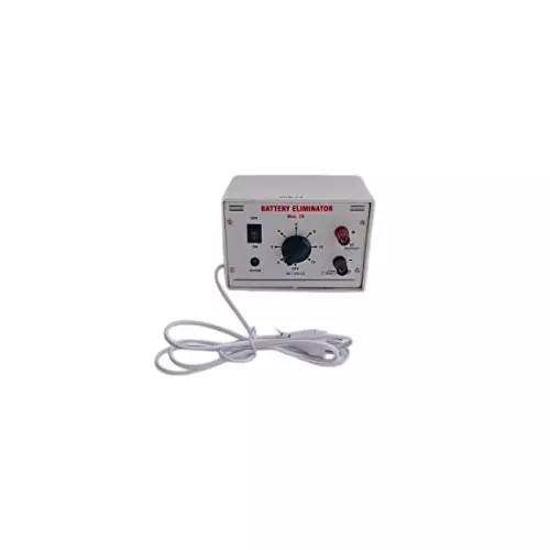 WKM 2 to 12 V 2 A White Mild Steel Battery Eliminator for Laboratories KTN178
