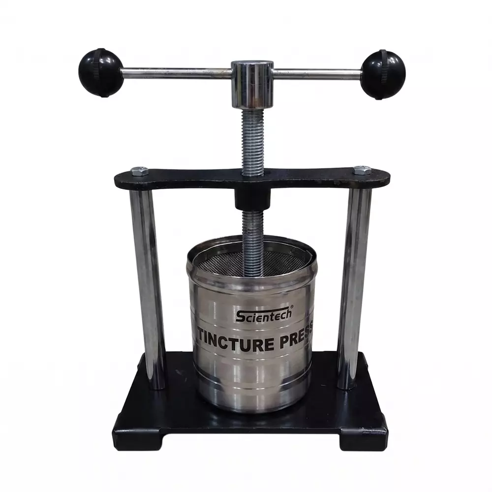 Scientech 1 Kg Capacity Tincture Press With Stainless Steel Contact Parts, SE-288