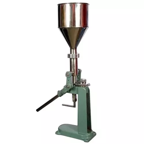 Scientech Collapsible Tube Filling Machine Hand Operated With 0-90 g Filling Range Per Stroke, SE-278
