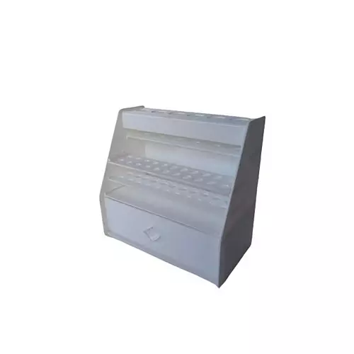 wkm-white-colour-micropipette-stand-for-6-pipettes-with-drawer-use-for-chemical-pathology-reasearch-laboratory-capacity-6-pipette