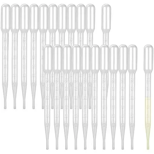 WKM Transfer Pipettes Plastic 3 ml Capacity Transparent for Measuring or Transferring Fluids, ‎LOKIPA-US-DE092 (Pack of 50 Pcs)