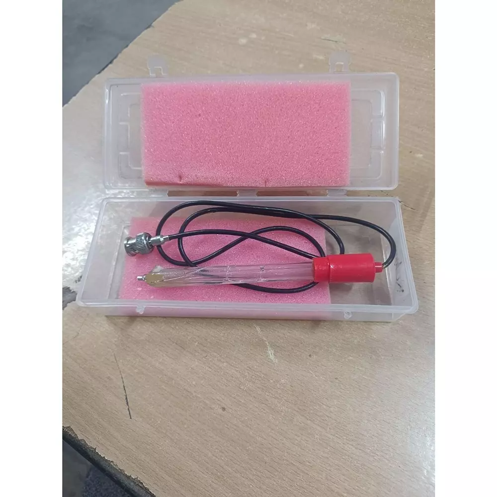 WKM Reference Electrode Pink Grip with Reference Electrode, Connection Cable with BNC Connector & Protective Storage Box