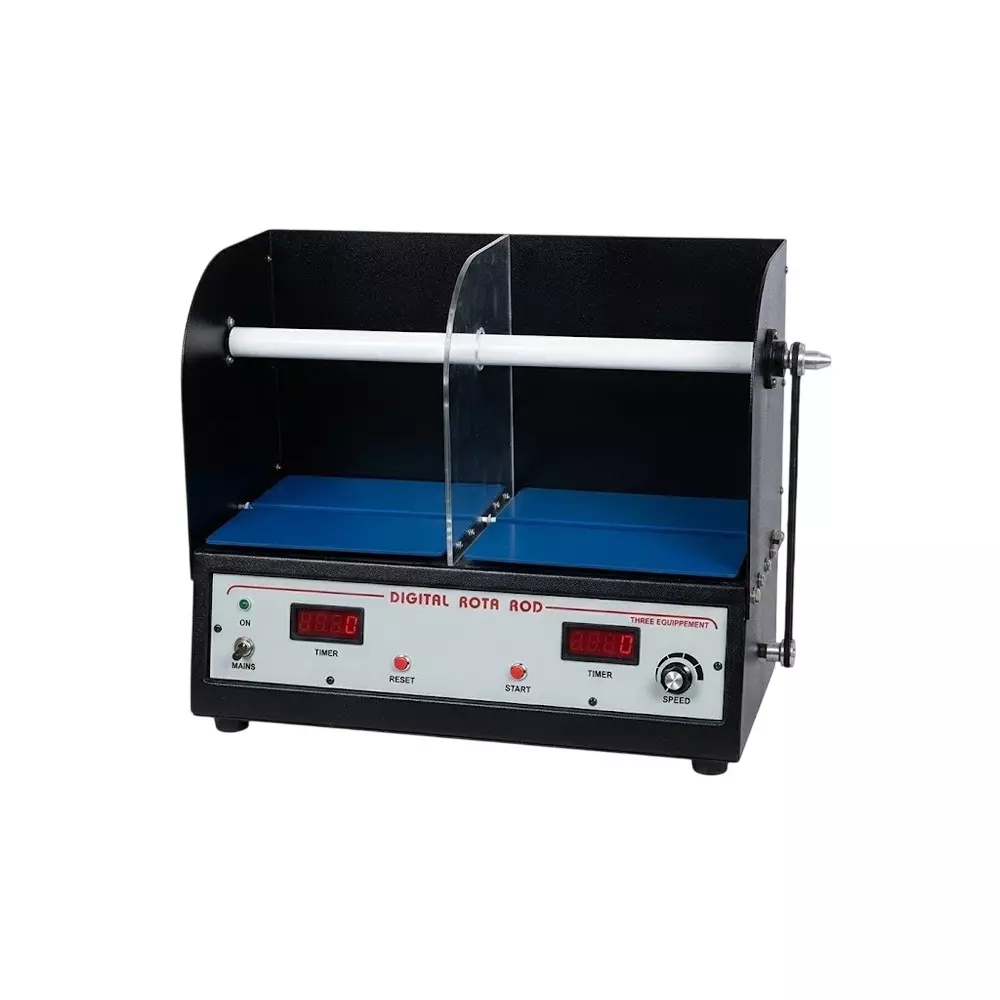 Scientech 2 Test Rotarod Apparatus Digital With 25 mm Rod Diameter and 75 mm Compartment Width, SE-317