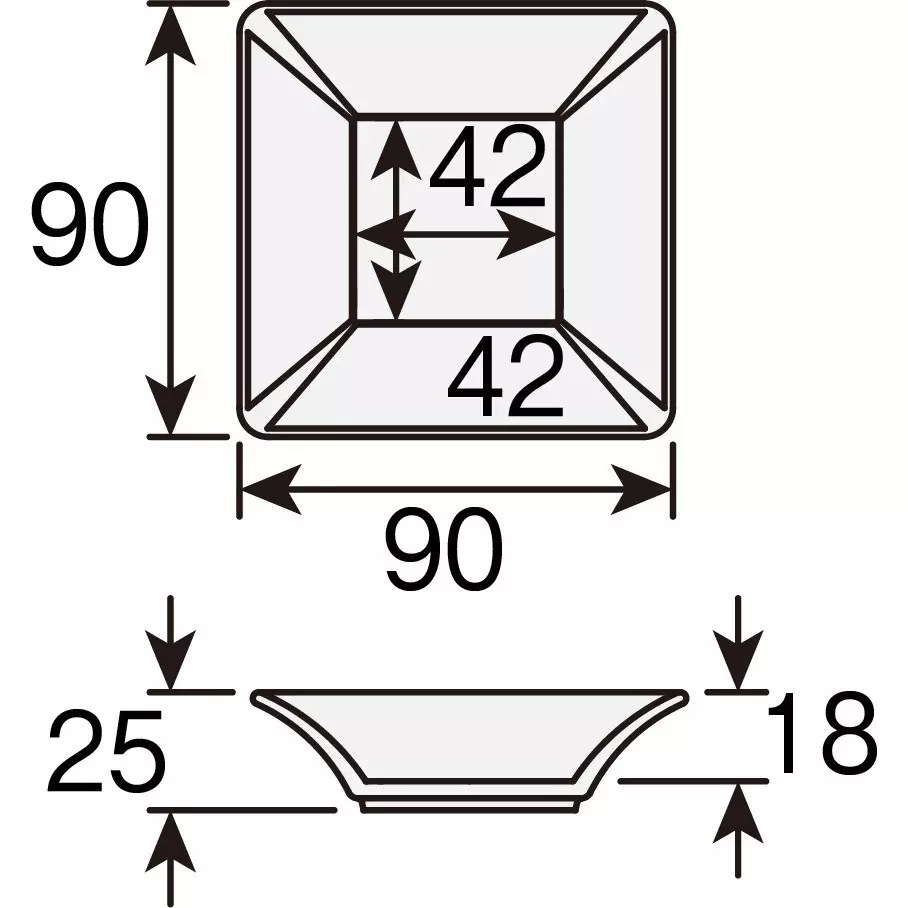 hozan-esd-tray-90x25x90-mm-outer-dimension-f-400