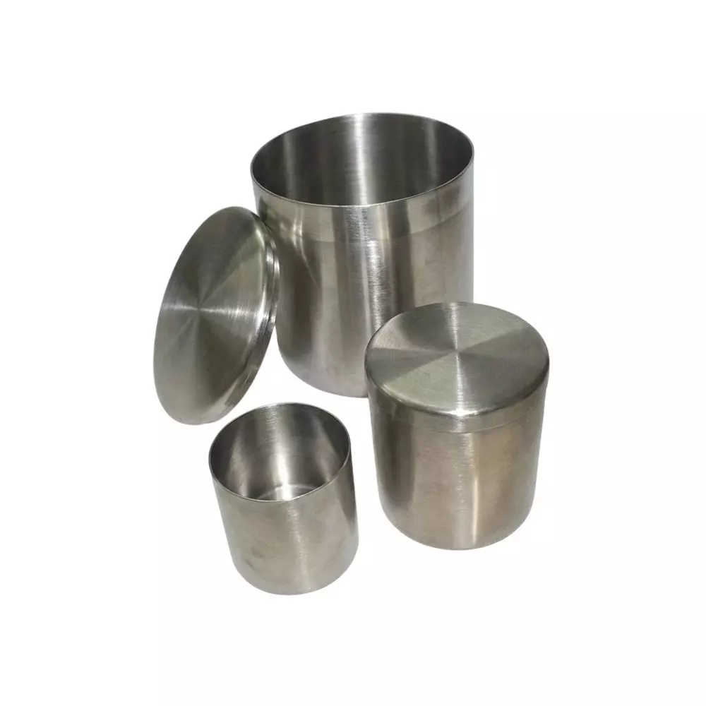 Scientech Weight Per Liter Cup 100 cc Capacity and Stainless Steel Body, SE-250