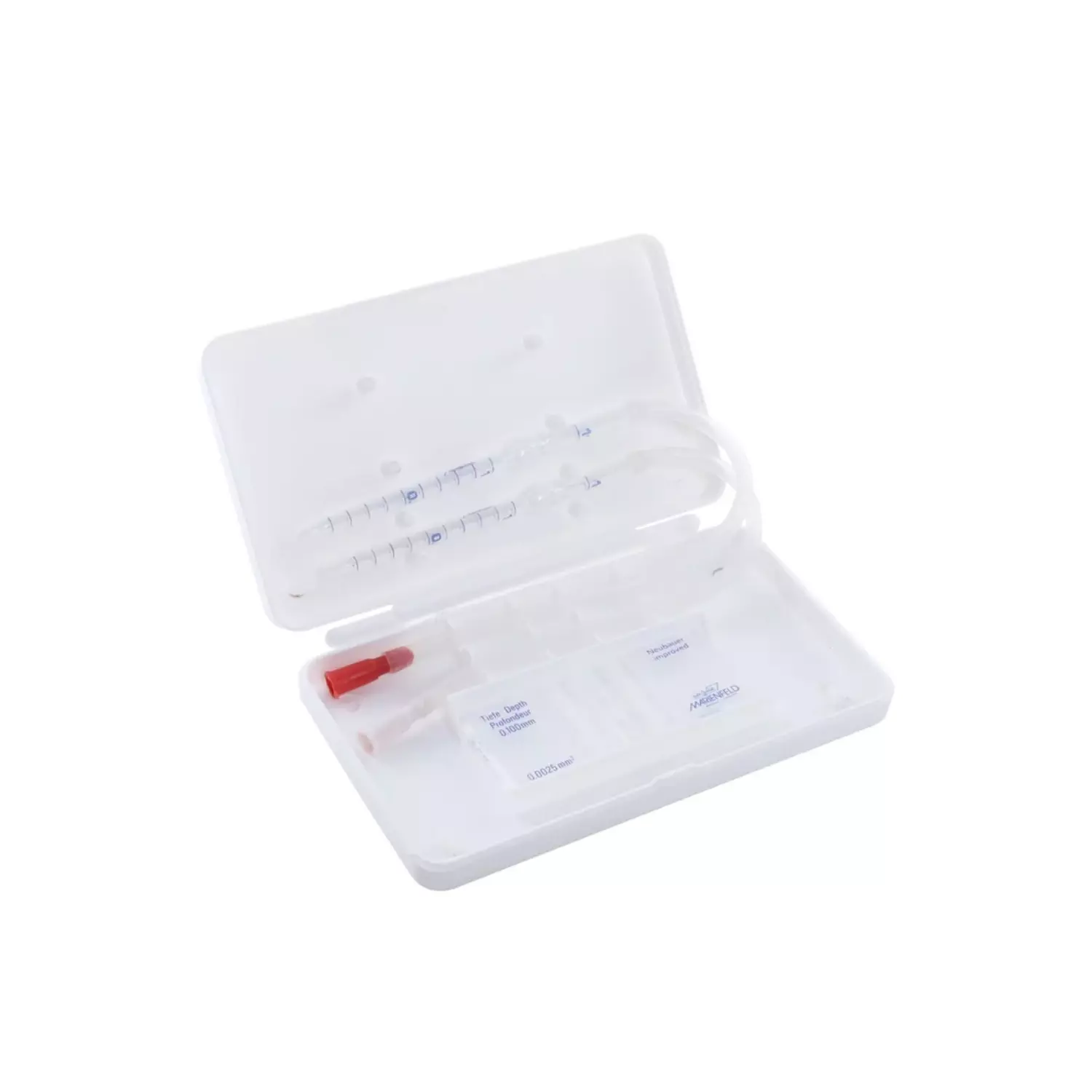 Acutek Marienfeld Superior Haemocytometer Set Made of Glass for Pathology Investigation & Determination, HS-1327
