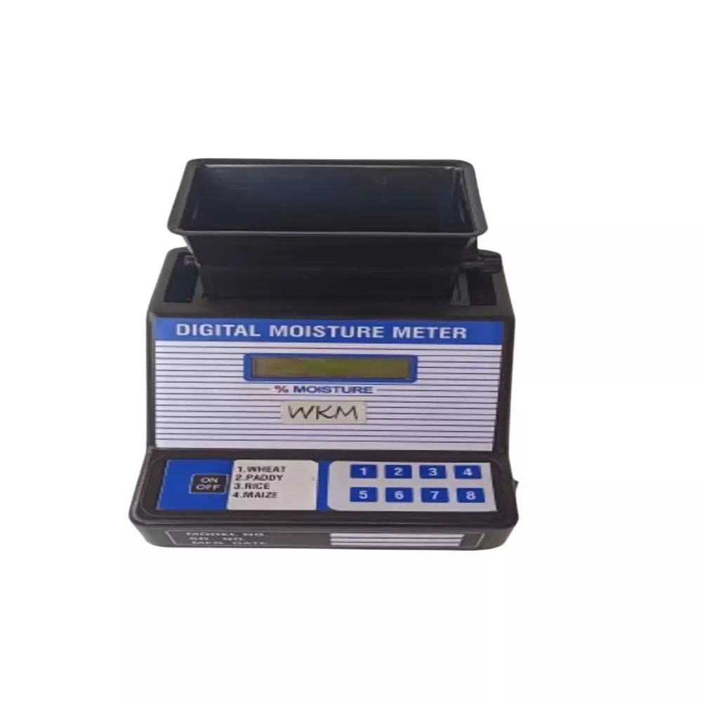 WKM Digital Grain Moisture Meter 1-50% Measurement Range 0.1% Resolution with Digital LCD Display, ‎WKM-MOM
