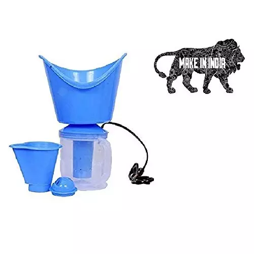 WKM Plastic 3 In 1 Steam Vaporizer Machine for Cold and Cough Relief, W0-X3NT-0T2Q