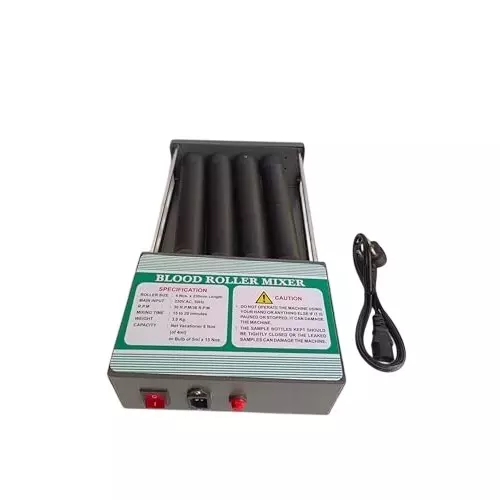 wkm-blood-roller-mixer-4-x-230mm-rollers-30-rpm-laboratory-tube-mixer-for-uniform-mixing-of-blood-samples-and-fluids