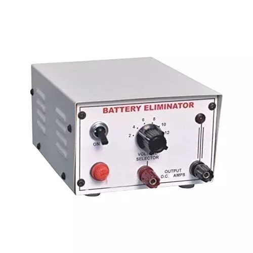 WKM Battery Eliminator 0-12 V DC Output Voltage 1 A Current Regulated Power Supply Grey & White