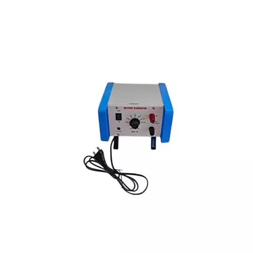 WKM 2 to 12 V 1 A White Mild Steel Battery Eliminator for Laboratories KTN478