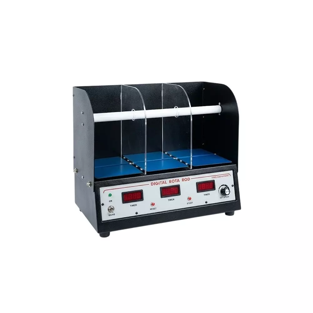 Scientech 3 Test Rotarod Apparatus Digital With 25 mm Rod Diameter and 75 mm Compartment Width, SE-317