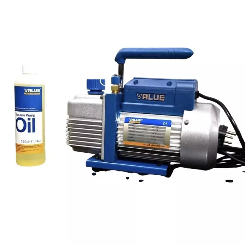 WKM Single Stage High-Pressure Lab Vacuum Pump 50 L/min Capacity for Rotary Evaporators, Filters and Suction Setups, VE-115N