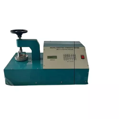 LYF TECH Digital Bursting Strength Tester 50 Kg/cm² Bursting Capacity Single Phase ¼ HP Geared Motor, LYF-DBST
