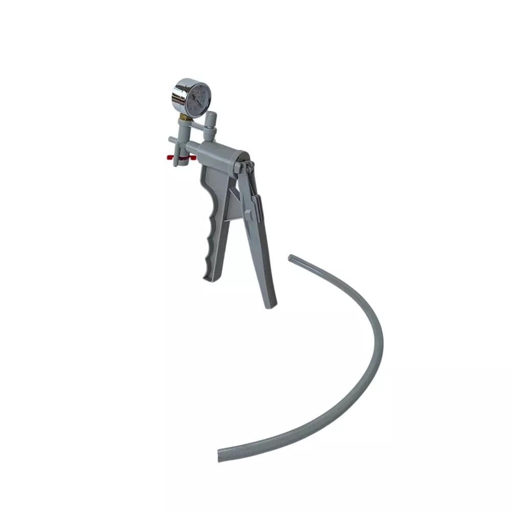 WKM Hand Operated Vacuum Pump Portable with Vacuum Gauge for Labs, Brake Bleeding and Air Testing, ‎WKM_VP
