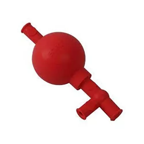 WKM Fast-Release Pipette Filler Rubber Red for Secure & Controlled Laboratory Liquid Handling (Pack of 10 Pcs)