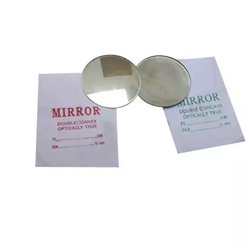 WKM 75 mm Dia Optical Glass Convex & Concave Mirror KTN79