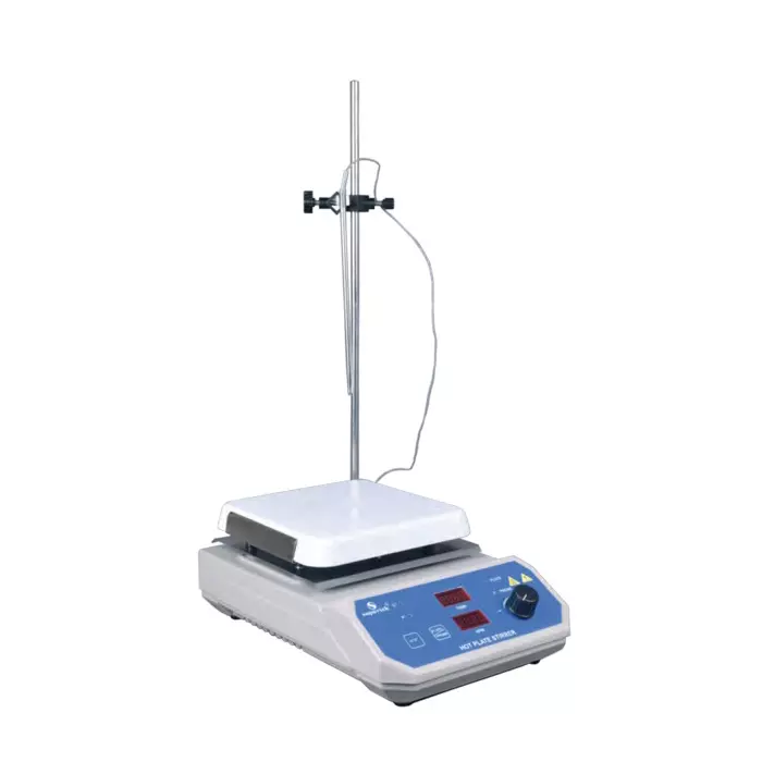 Supertek Digital Hot Plate Magnetic Stirrer with Ceramic Coated Top and 20 L Capacity, CH12395SD/2C
