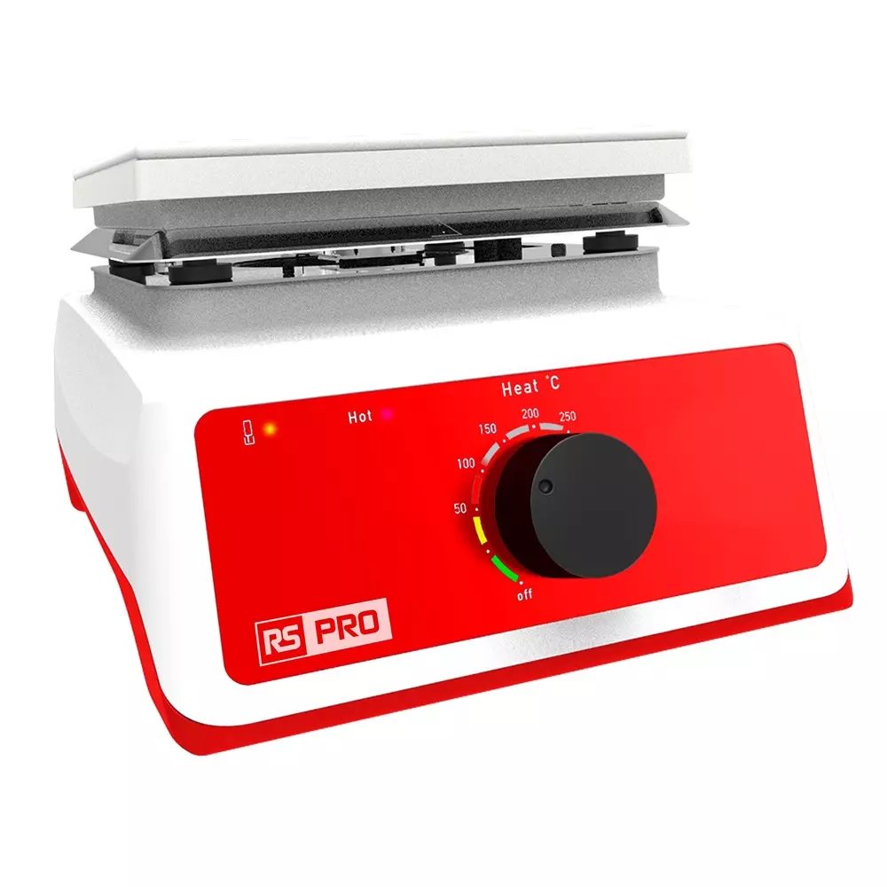 RS PRO Hot Plate Ceramic 172 mm 248 mm 122 mm 230 V 500 W Mains, 2846772