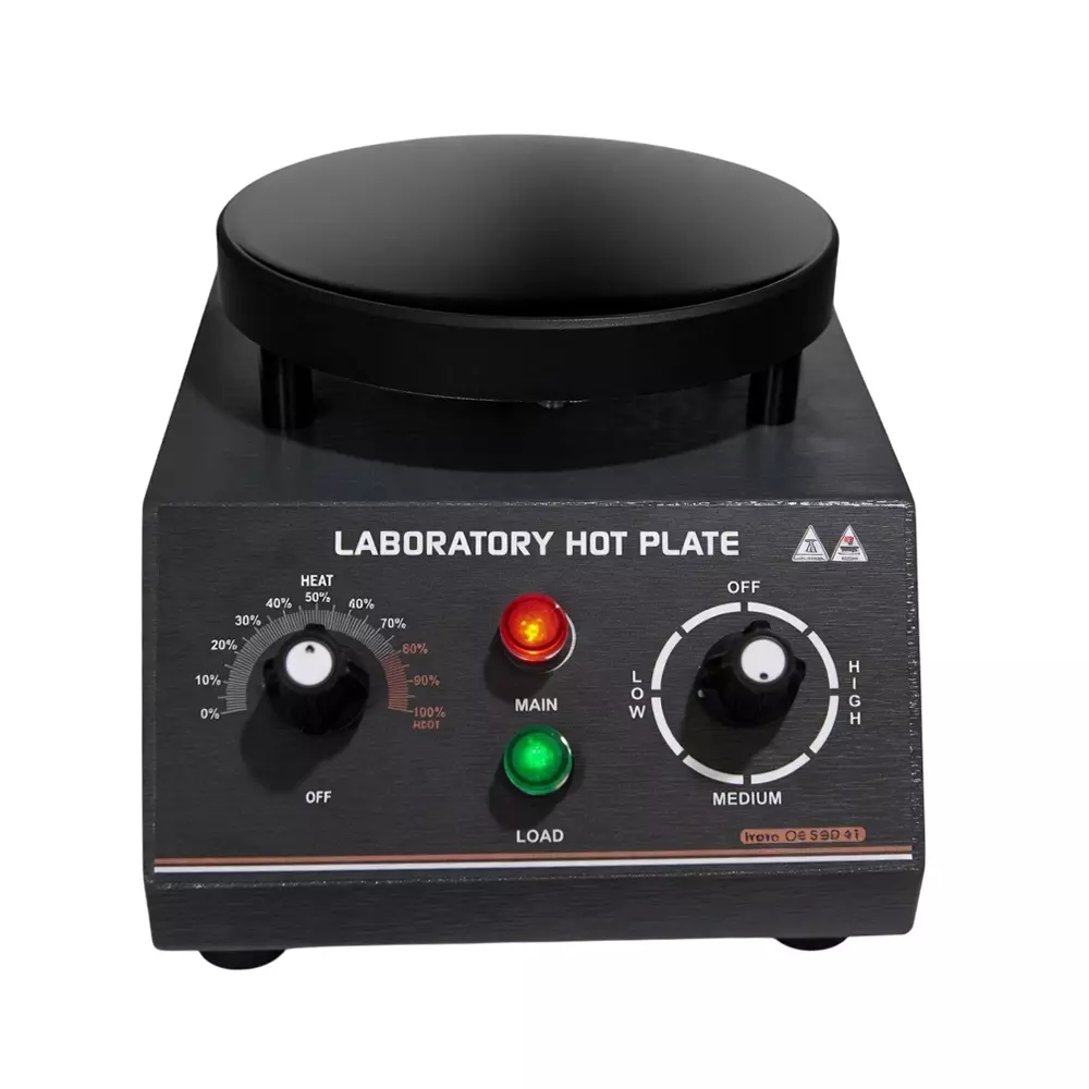 Zesco India Laboratory Hot Plate Round Type 1.5 kW Power Rating and 8 inch (203.2 mm) Diameter Cast Iron Top, ZESCO-ZI 008