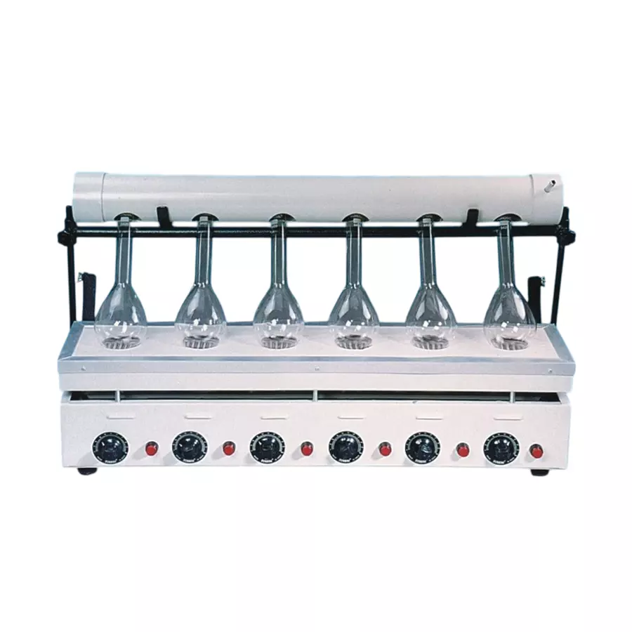 Vesca VSLI-171 Kjeldahl Digestion Unit Without Glass Parts 6 Test Mantle Capacity and 6 Energy Regulators, KMM-8