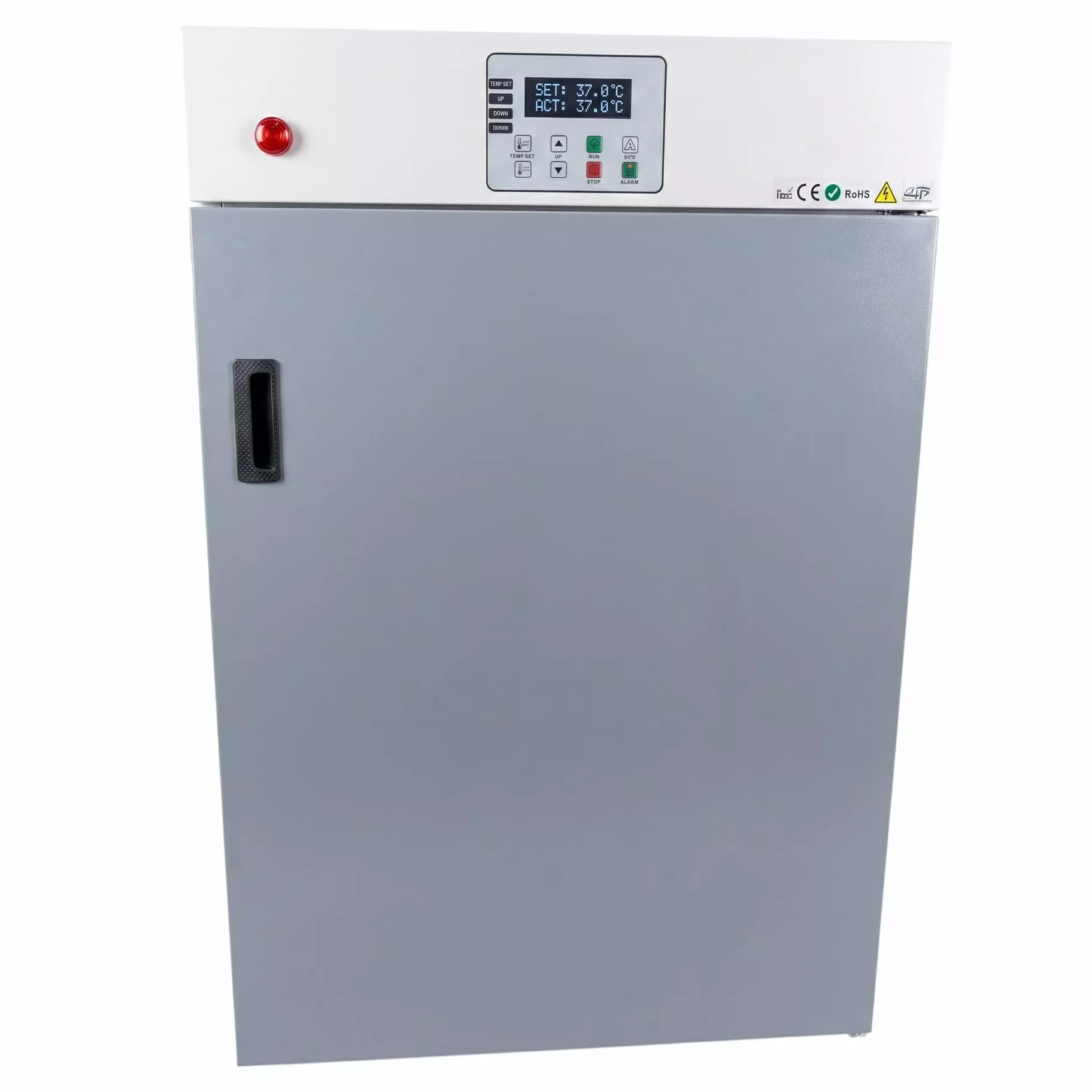 BR Biochem 95 L Capacity Bacteriological Incubator Stainless Steel Chamber, 2 Shelves and 450x450x450 mm Dimension, BRIN95