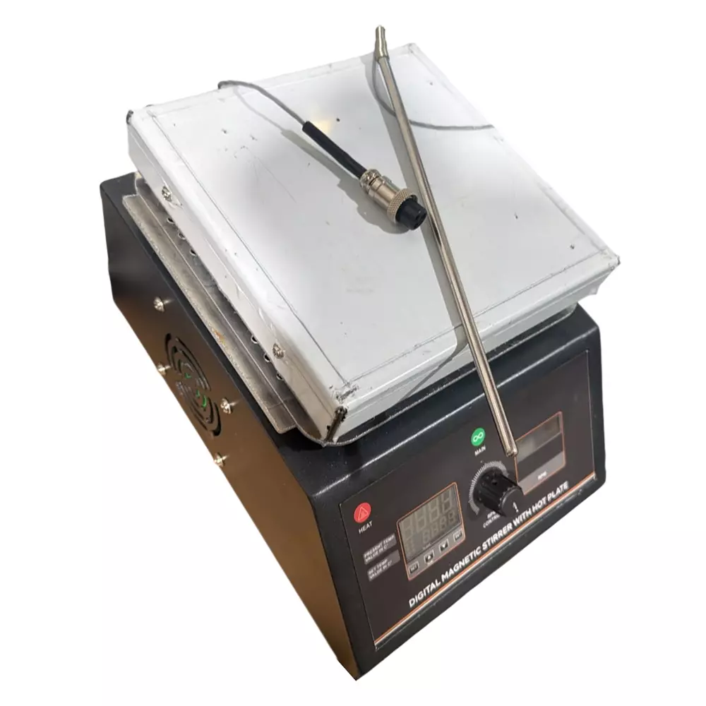 SESW 5 L Stainless Steel Magnetic Stirrer with Hot Plate, sesw005L