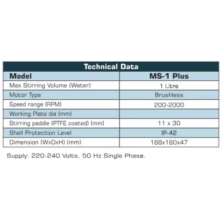 remi-1-l-stirring-capacity-mini-magnetic-stirrer-with-brushless-motor-lcd-display-and-200-2000-rpm-speed-ms-1-plus