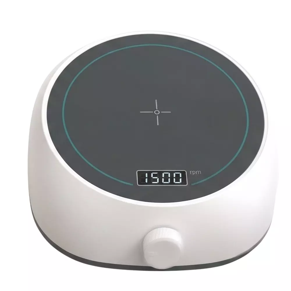 Zesco India 10 W Mini Magnetic Stirrer With Magnetic Stirring Bar 135 mm Plate Size and 200-2000 RPM Speed Range, ZESCO-ZI-MS5S