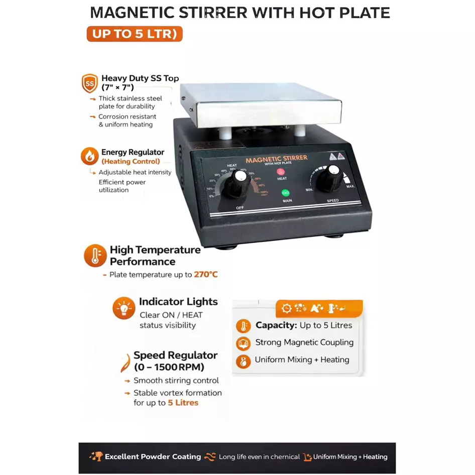 zesco-india-upto-5-l-magnetic-stirrer-with-hot-plate-mild-steel-body-and-upto-270c-temperature-zesco-zi-015