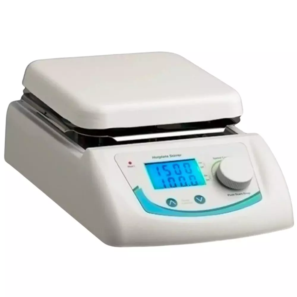 Kerro Digital Magnetic Stirrer with Hotlate 5 L Capacity 15.5x15.5 cm Platform, KHMS-3705
