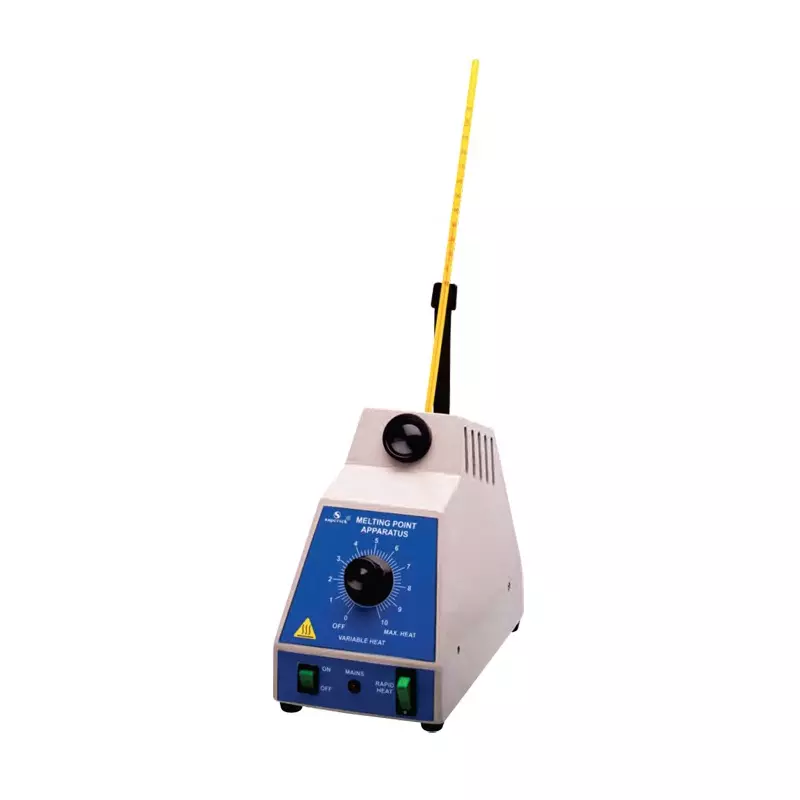 Supertek Melting Point Apparatus Upto 450°C Temperature Range with Knob Controller, CH11513B