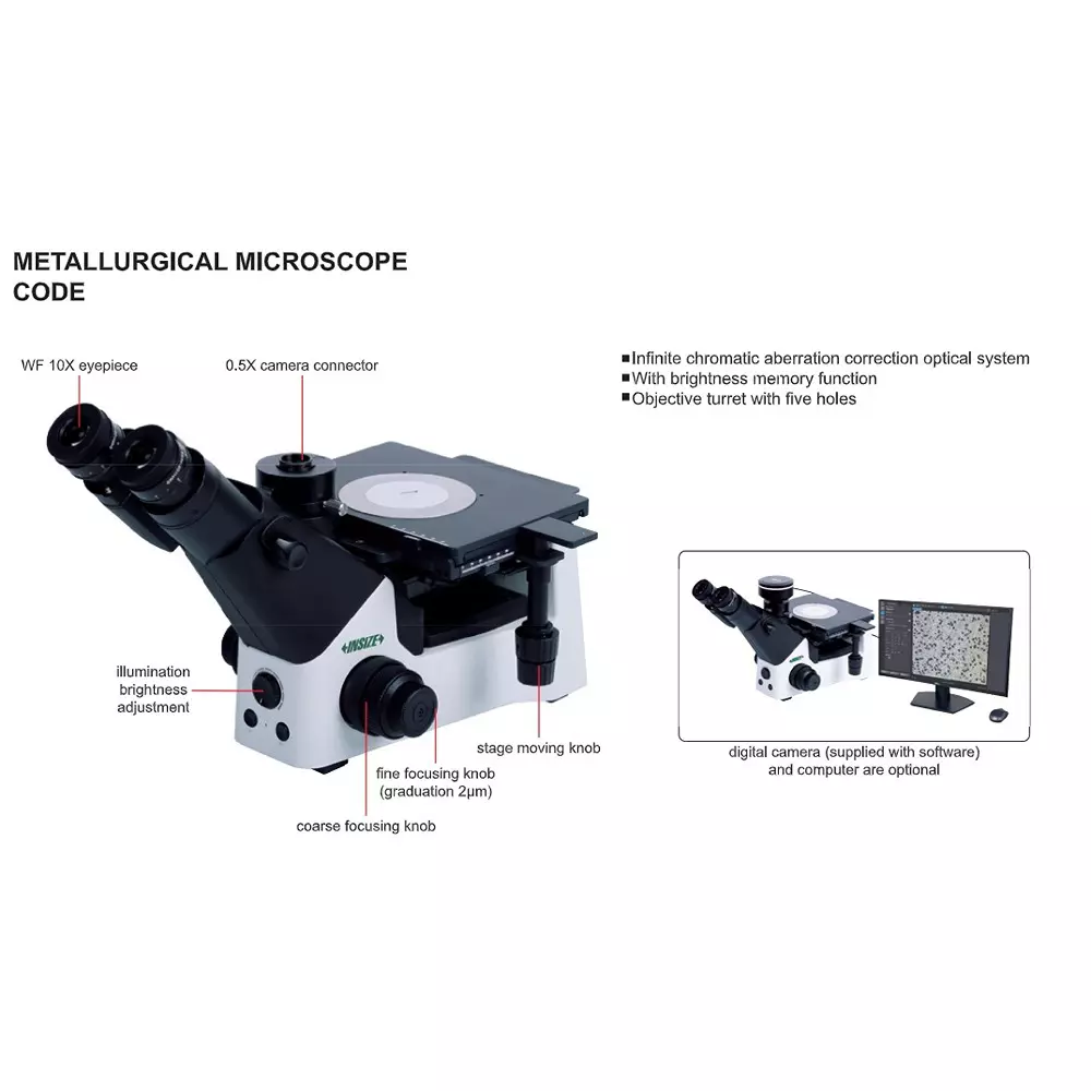 insize-metallurgical-microscope-with-50x-500x-magnification-and-215160-mm-work-bench-size-5114-m550