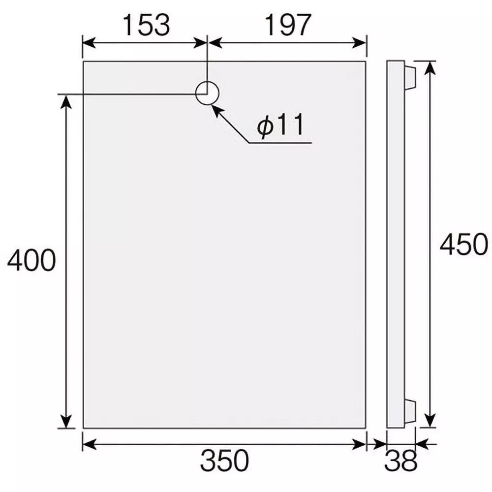 hozan-long-base-350x450-mm-base-l-525