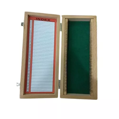 WKM 50 Slides Capacity Wooden Slide Box for Laboratories KT05