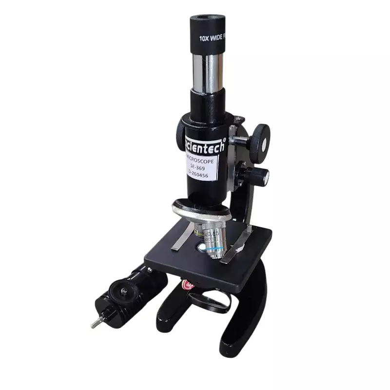 Scientech SE-369 Deluxe Student Microscope (Achromatic Objective 10X and 45X)