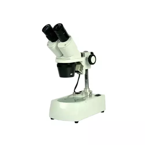 Magnus Stero Binocular Microscope 95 mm (3.74 Inch) Glass Plate Size With Battery Back-Up, FM -24