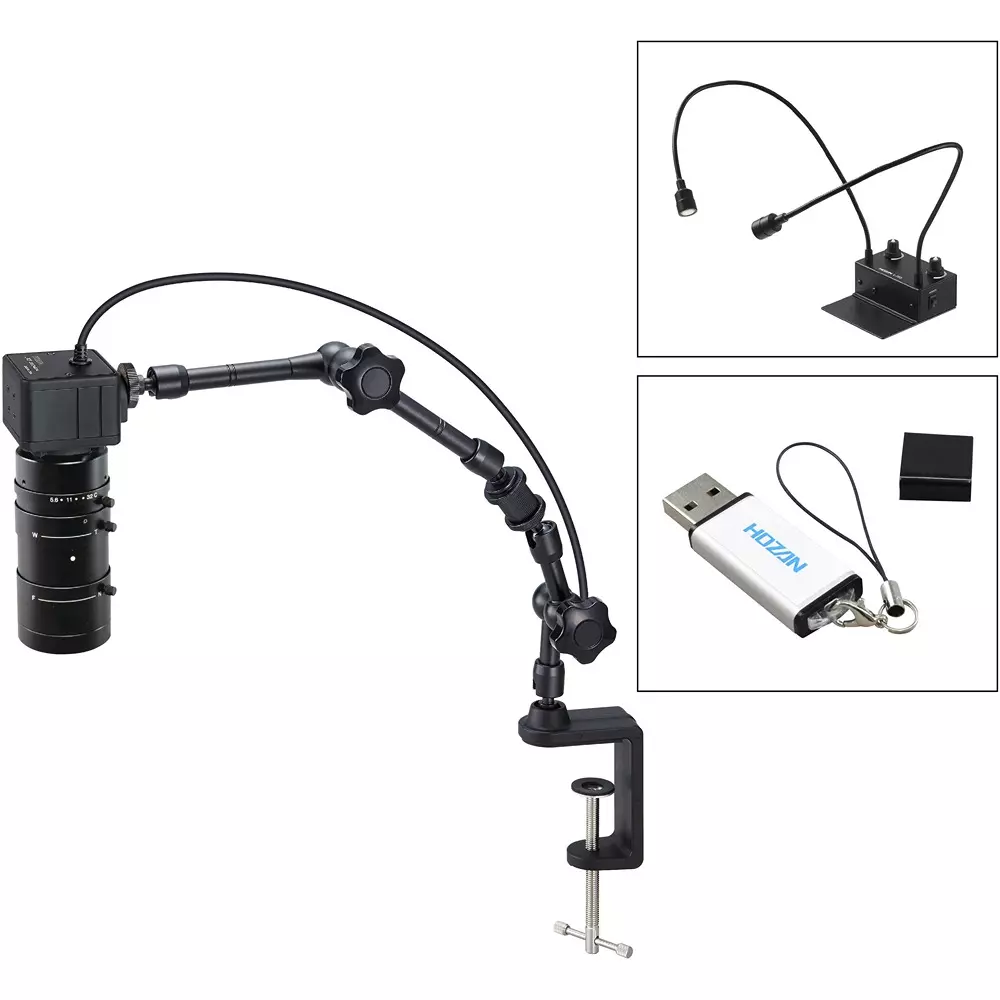 HOZAN Microscope 4.1 to 79X Magnification, L-KIT652A