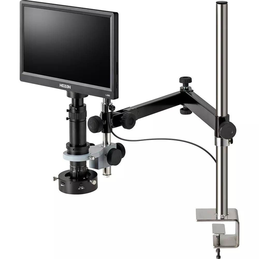 HOZAN Microscope 3.3x1.9 to 0.4x0.2 mm Effective Field of View, L-KIT973